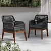 Scaun Finn - gri/culoare lemn tec, Modern, lemn/metal (64/87/65cm) - Mömax
