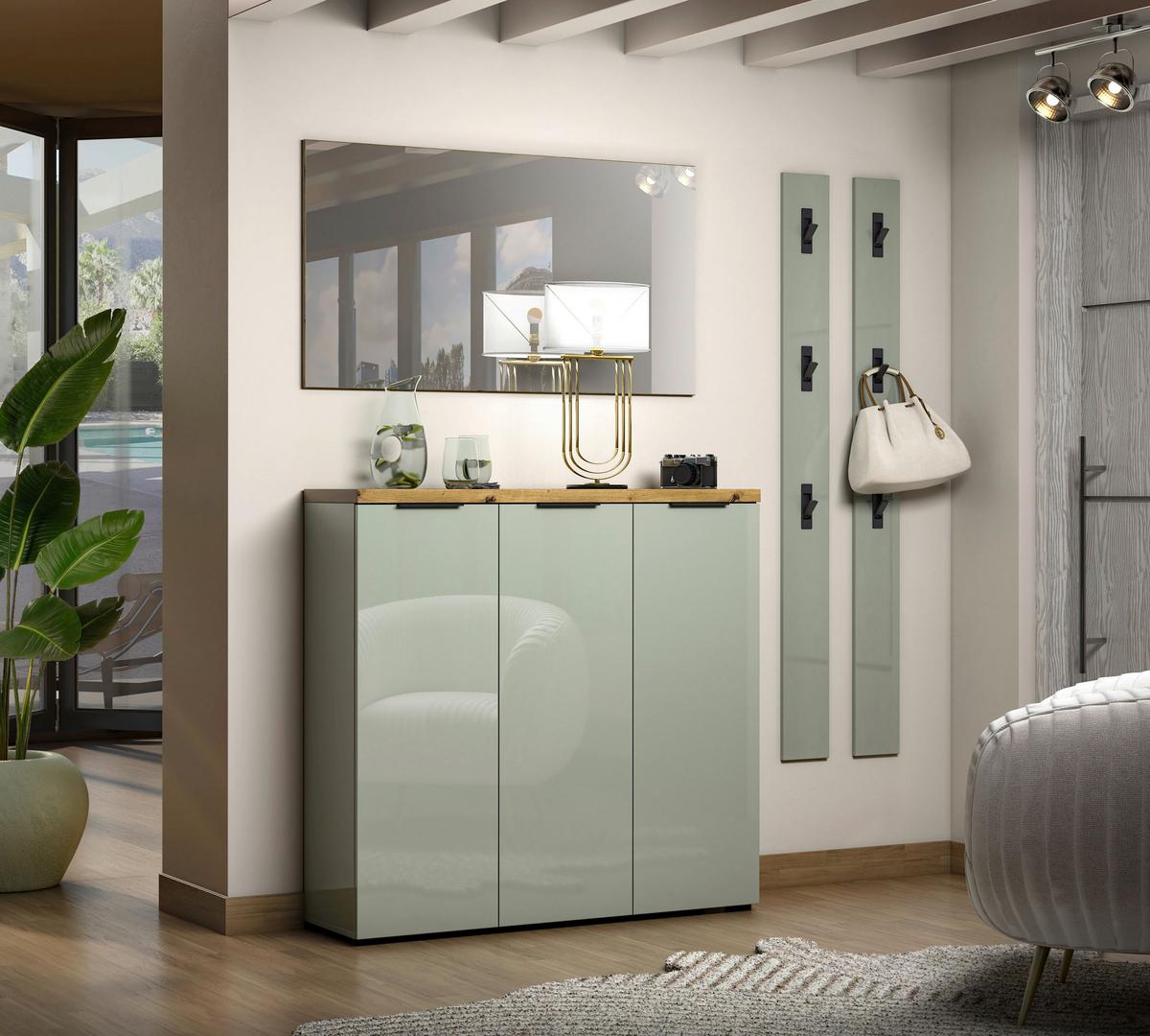 PANEL DO PRZEDPOKOJU IDEA/TANKO - zielony, Design, materiał drewnopochodny (15/170/2cm) - Xora