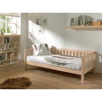Kinder-/Juniorbett Fritz Naturfarben ca. 90x200 cm - Kieferfarben, MODERN, Holz/Holzwerkstoff (90/200cm) - Vipack