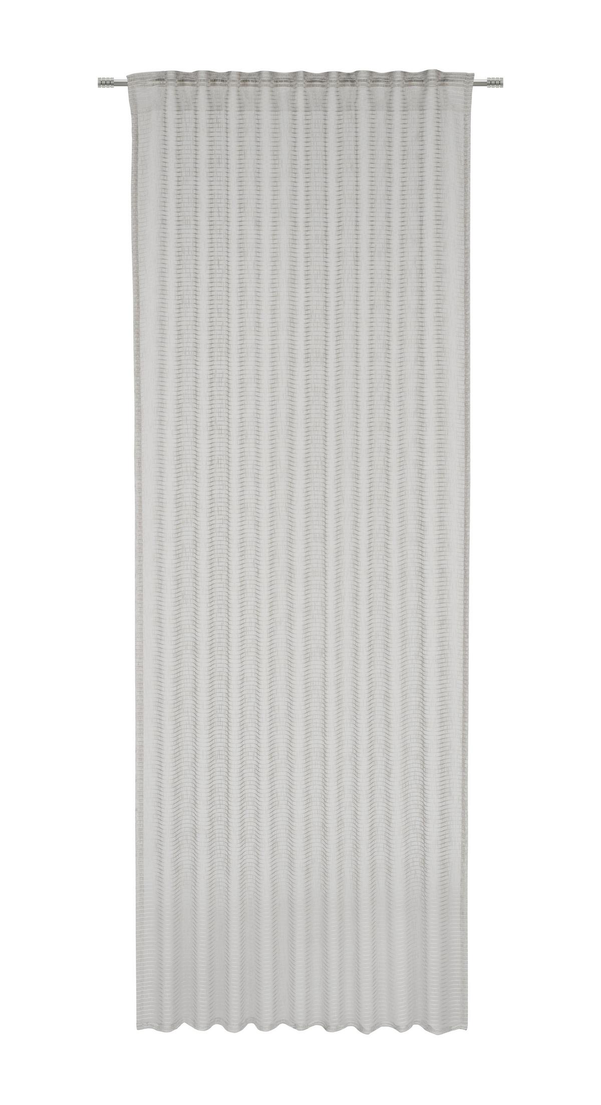 Fertigvorhang Luka Grau ca. 135x245cm - Grau, Konventionell, Textil (135/245cm) - Premium Living