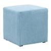 Hocker Bali Cord in Petrol - Petrol, MODERN, Textil (45/42/45cm) - Based