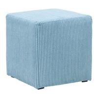 Hocker Bali Cord in Petrol - Petrol, MODERN, Textil (45/42/45cm) - Based