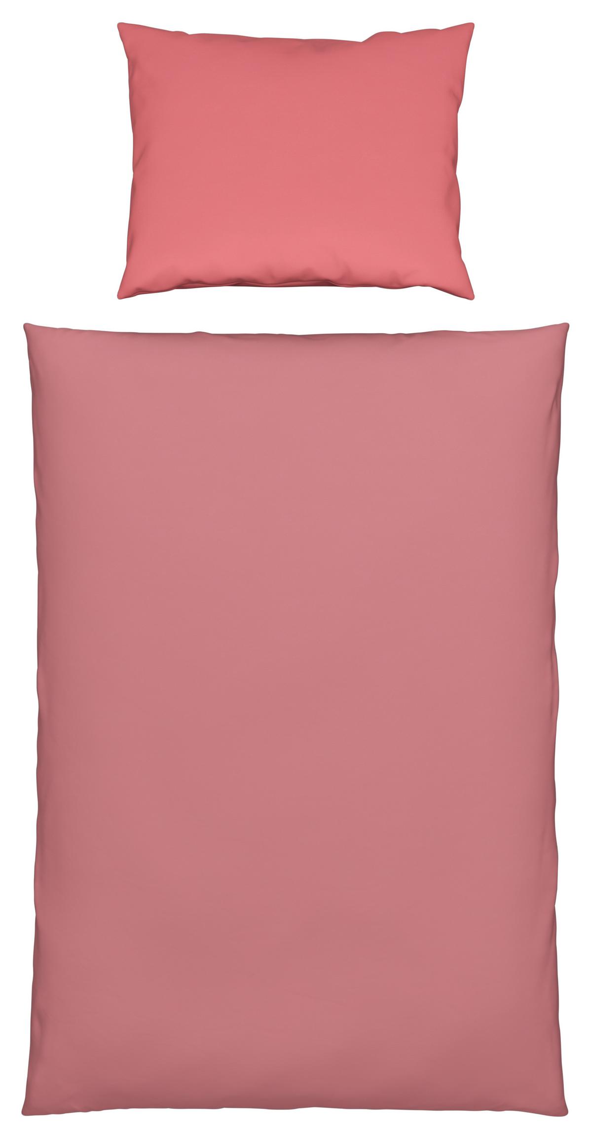 Bettwäsche Magda in Orange ca. 160x200cm - Orange, Konventionell, Textil (160/210cm) - Zandiara