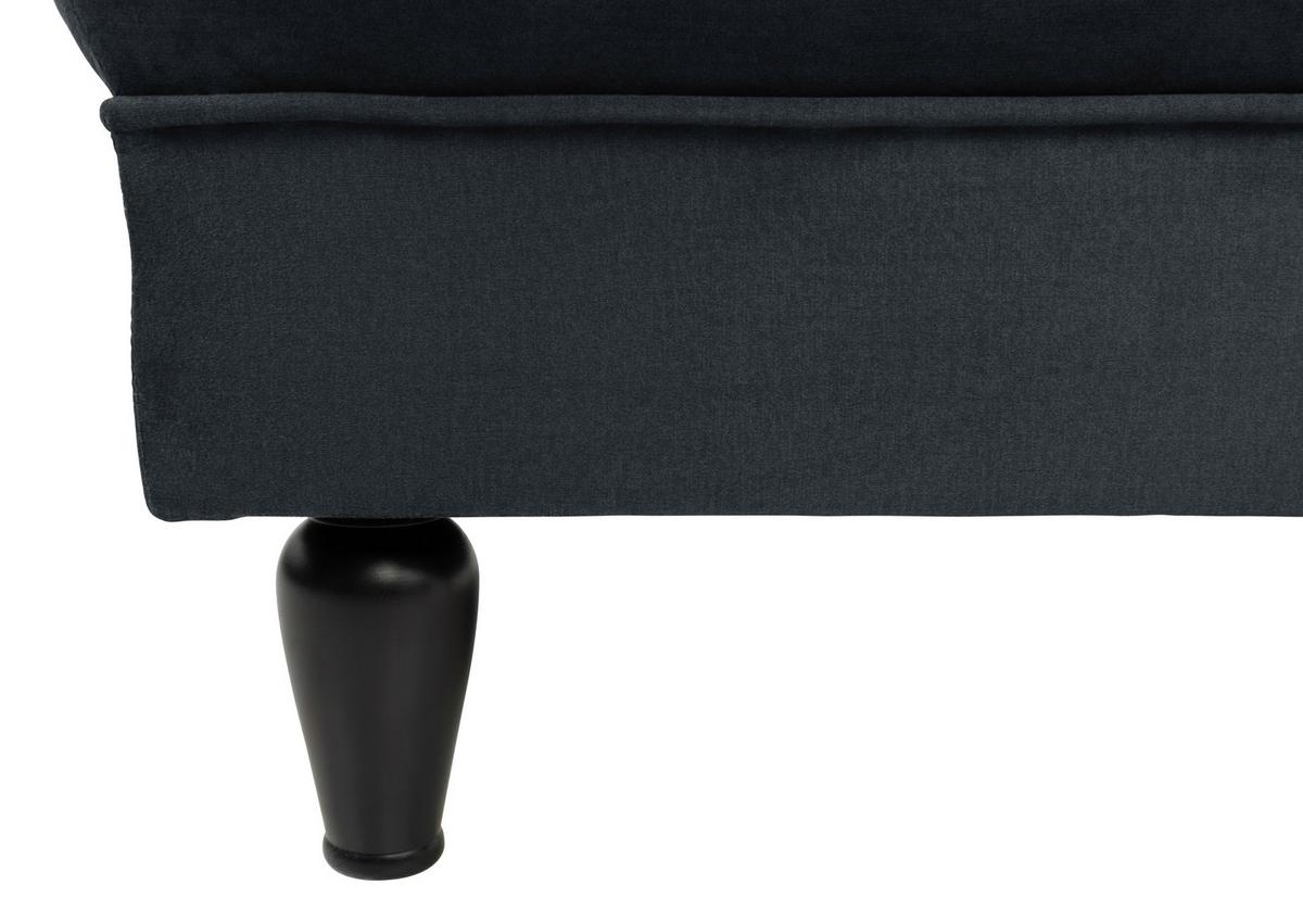 Tabure Cupido - crna/antracit, Design, tekstil/drvo (82/44/82cm) - Mömax
