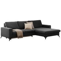 Kutna Garnitura Sunny - crna, Moderno, tekstil (290/87/178cm) - Mömax