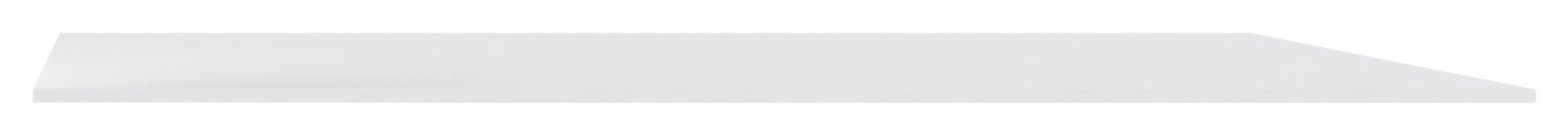 TOPPSKIVA UNIT-ELEMENTS -BASED- - vit högglans, Modern, trämaterial (182,6/42/1,6cm) - Based