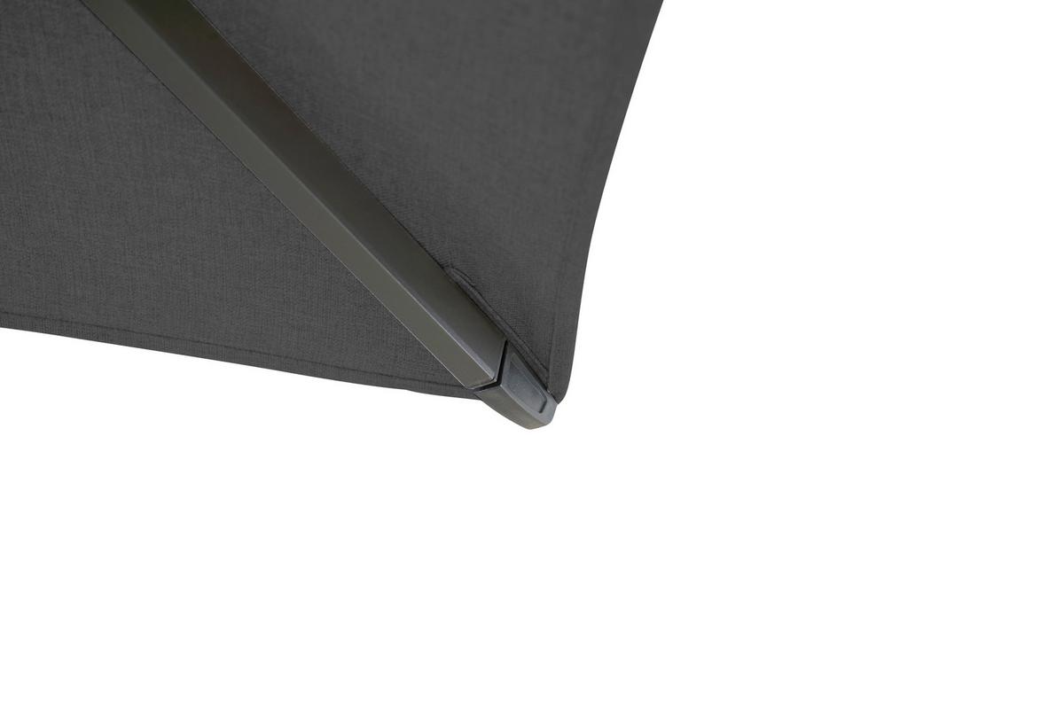 AMPELSCHIRM S08120 - Anthrazit, MODERN, Textil/Metall (300/300cm) - Siena Garden