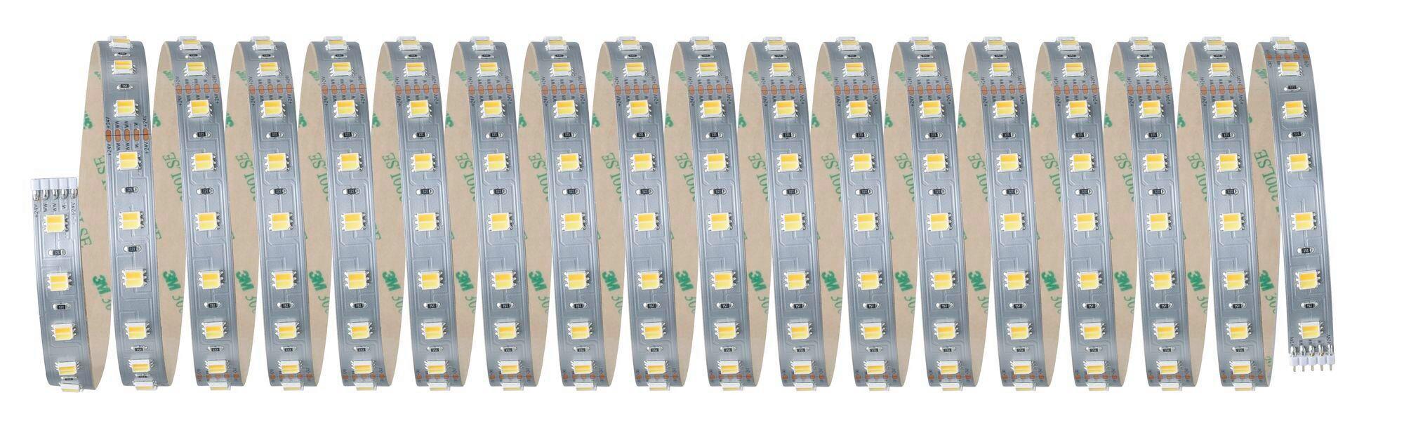 LED-Strip MaxLED Basic Set Silberfarben max. 47 Watt - Silberfarben, Basics, Kunststoff (1000cm) - Paulmann