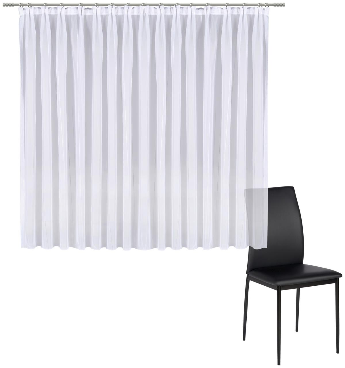FIRANA GOTOWA LISTRAS - biały/szary, Basics, tkanina (450/145cm) - Esposa