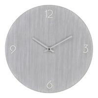 Wanduhr Ravenna Wall Clock Hellgrau - Hellgrau, Design, Holzwerkstoff (40/40/4cm)