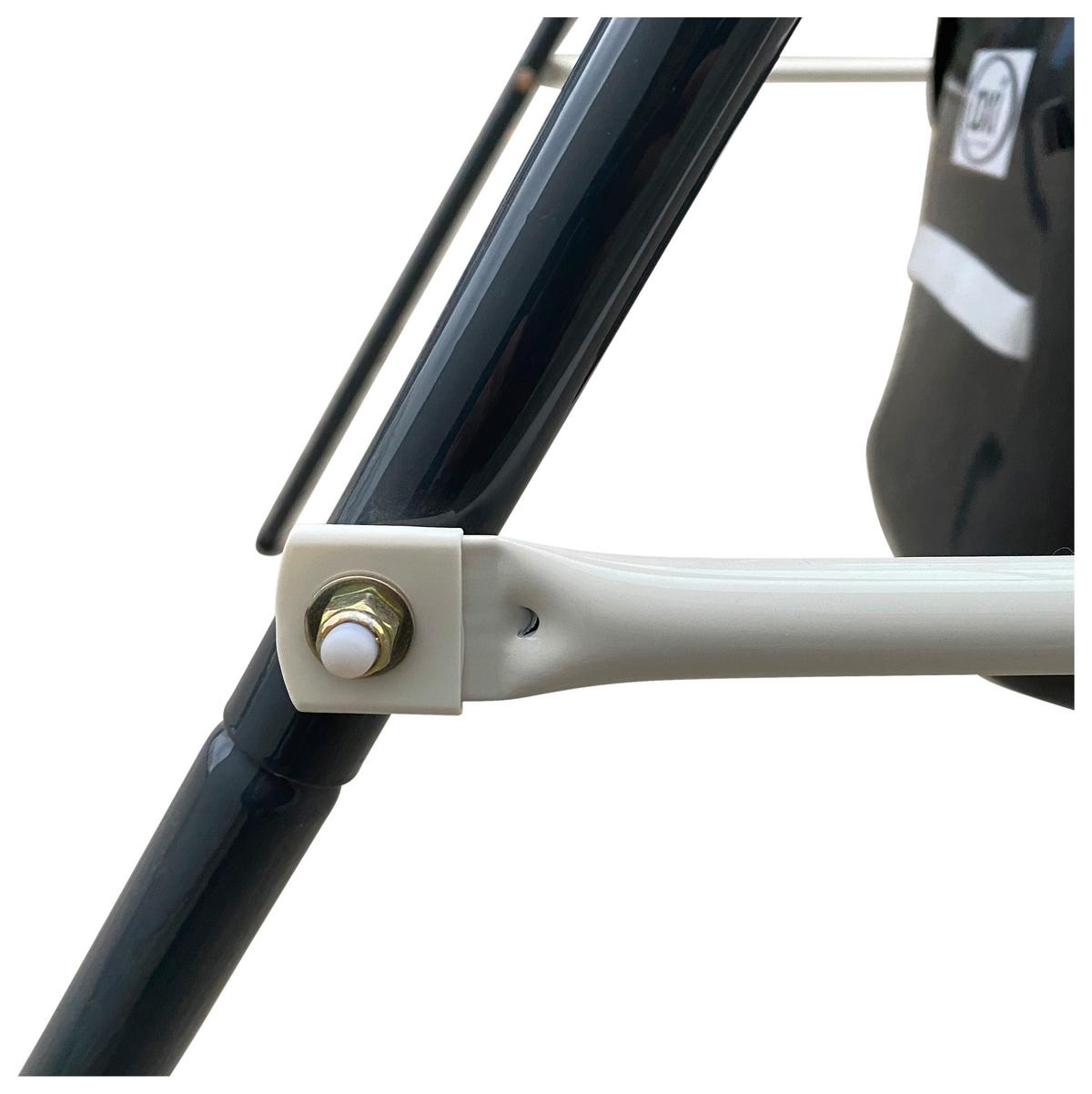 Schaukel Anthrazit/Creme - Anthrazit/Creme, KONVENTIONELL, Kunststoff/Metall (94/118/146cm) - Ambia Garden
