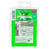 Csavar- Tipli Rendszerező Mixbox 66db-Os - ezüstszínű, fém - Suki