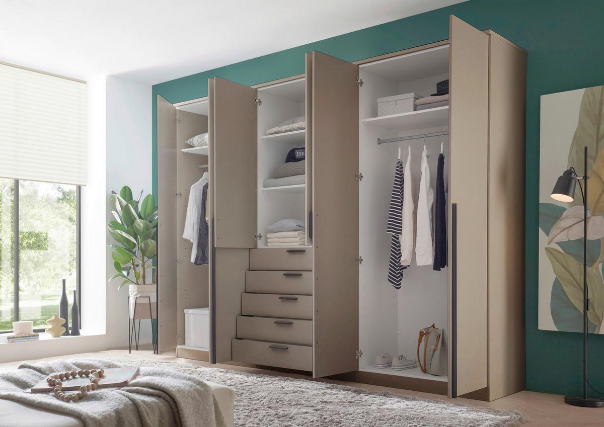 Ormar S Klasičnim Vratima Arnis - kašmir/boje aluminija, Konvencionalno, drvni materijal/plastika (270/210/52cm) - Modern Living