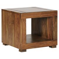 Dohányzóasztal Mumbai - sheesham, Design, fa (50/50/45cm) - MID.YOU