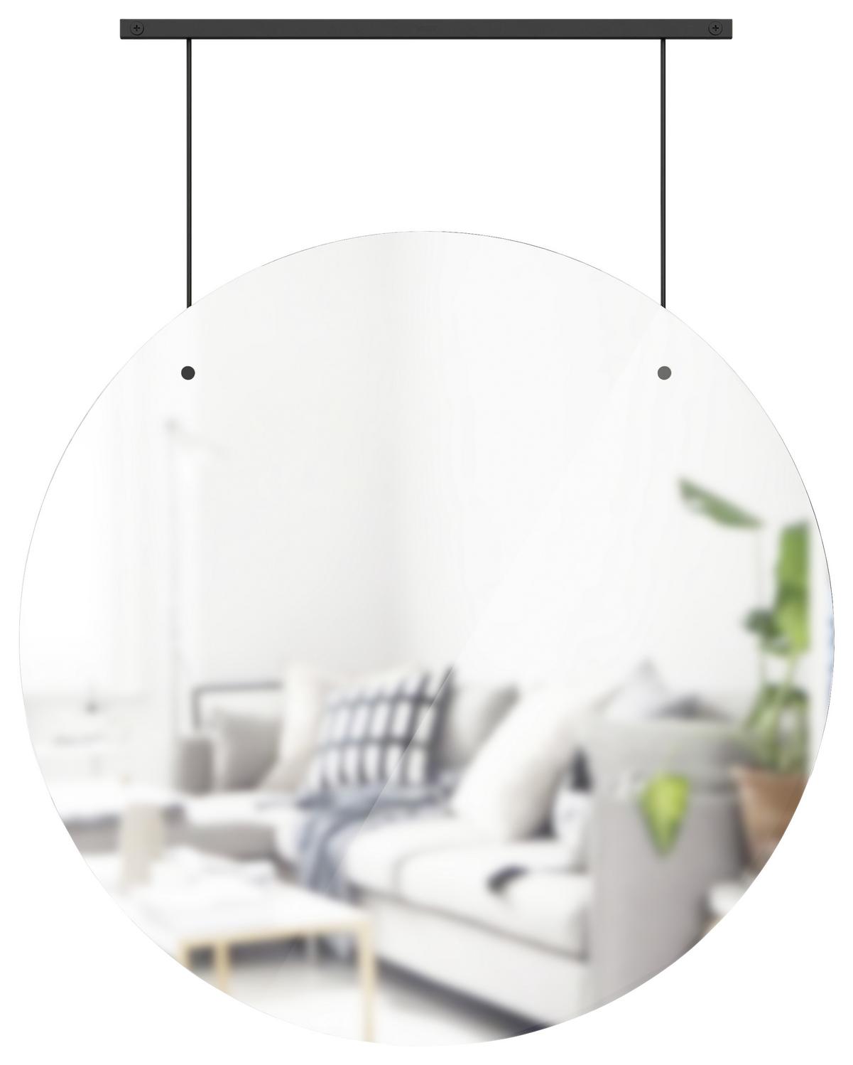 décoration murale Chi in Schwarz - noir, métal/verre (76,53/60,96/2,54l) - Modern Living