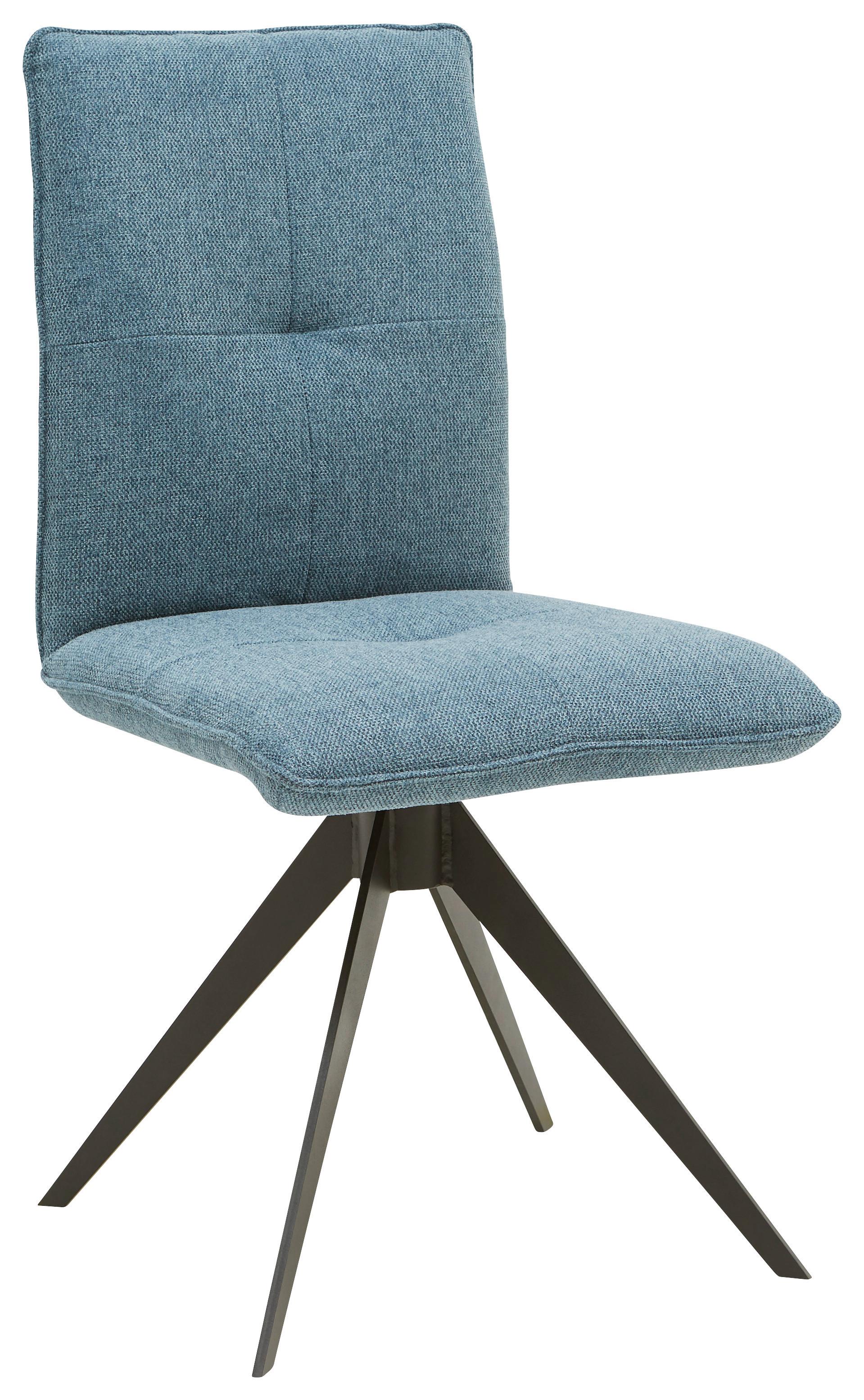 KRZESŁO PLAY - niebieski/czarny, Design, metal/tkanina (46/91/62cm) - Dieter Knoll