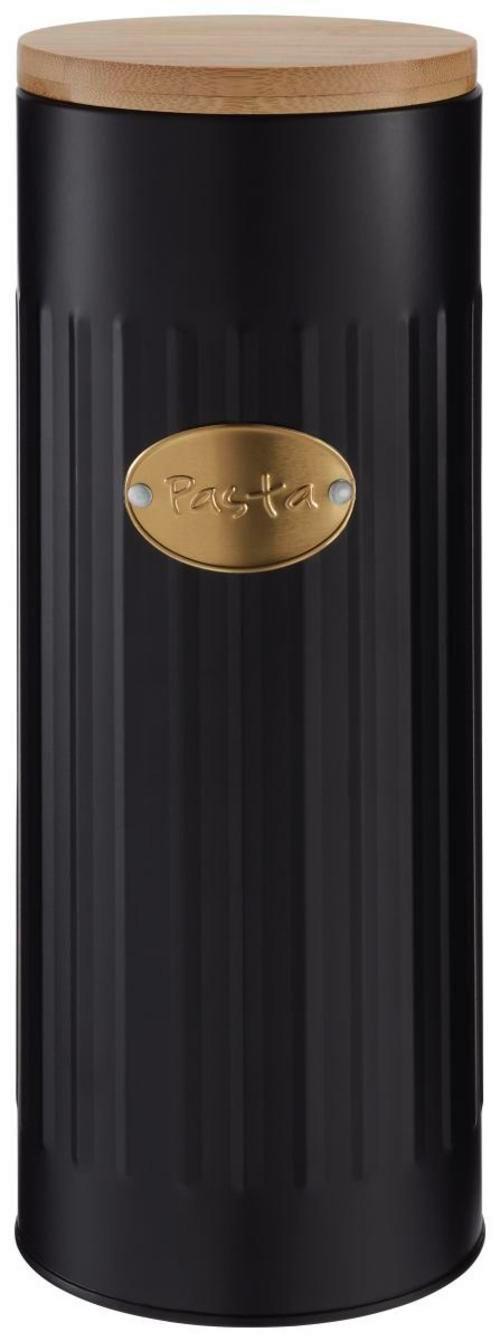 POSUDA ZA ZALIHE INDUSTRY - PASTA - prirodne boje/crna, Moderno, drvo/metal (11/29cm) - Modern Living