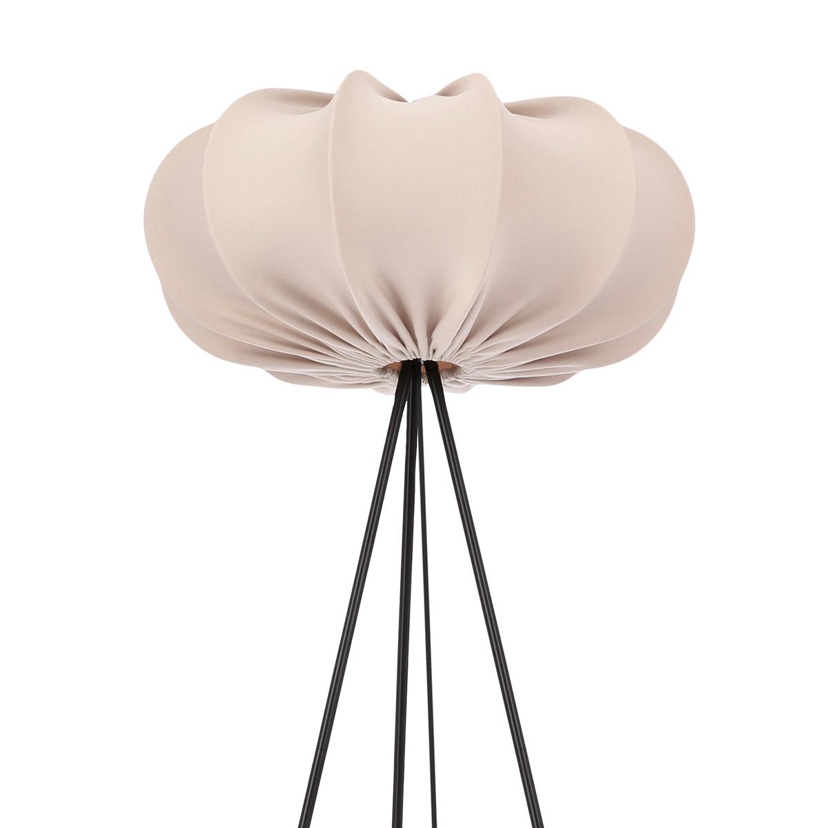 Podna Svjetiljka Caffe - svijetlo smeđa/crna, Konvencionalno, metal/plastika (147/0/0cm)