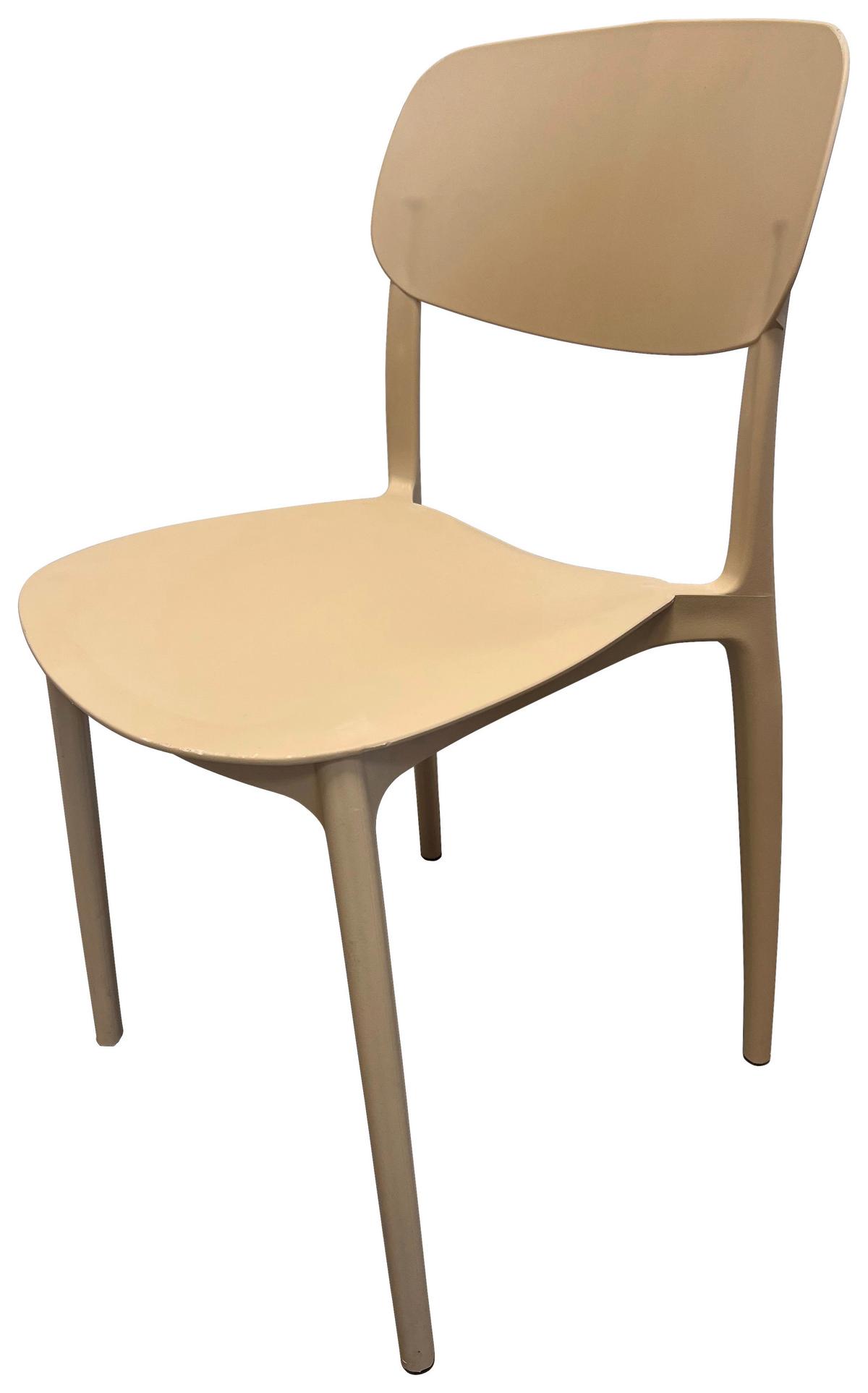 Stuhl Jiri Beige - Beige, MODERN, Kunststoff (44/78/49cm) - Based