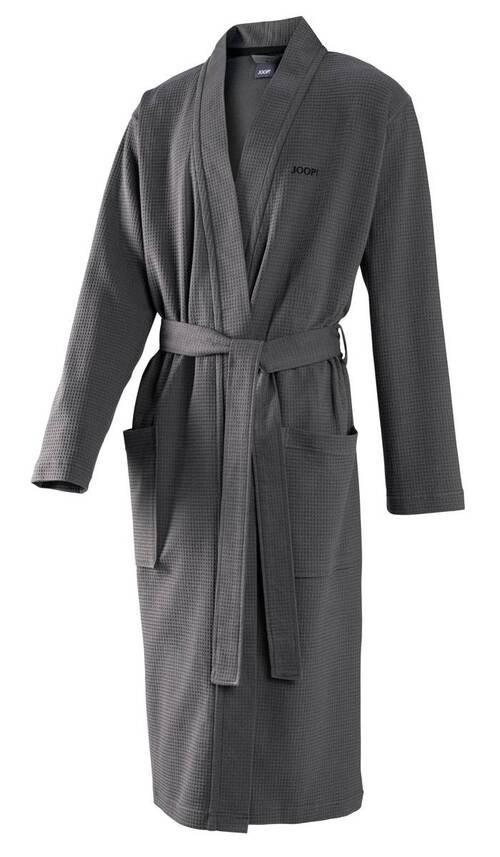 SZLAFROK KĄPIELOWY JOOP! HERREN KIMONO - antracytowy/szary, Basics, tkanina (Lnull) - Joop!