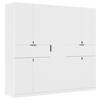 Ormar S Klasičnim Vratima Ticao - bijela, Moderno, drvni materijal/metal (226/210/54cm) - Modern Living