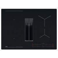 Kochfeld-Dunstabzug-Kombi XUB6745IS - Schwarz, MODERN, Glas/Metall (70/23/51cm) - AEG