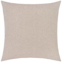 Díszpárna Dobby Uni - taupe/fehér, Natur, textil (45/45cm) - Premium Living