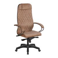 Chefsessel Zora II Comfort in Beige - Beige/Messingfarben, Modern, Textil/Metall (68/124-134/71cm) - Premium Living