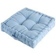 Boxkissen Ninix in Blau ca. 40x40cm - Blau, Textil (40/40/10cm) - Mömax modern living Boxkissen Ninix in Blau ca. 40x40cm - Blau, Textil (40/40/10cm) - Mömax modern living