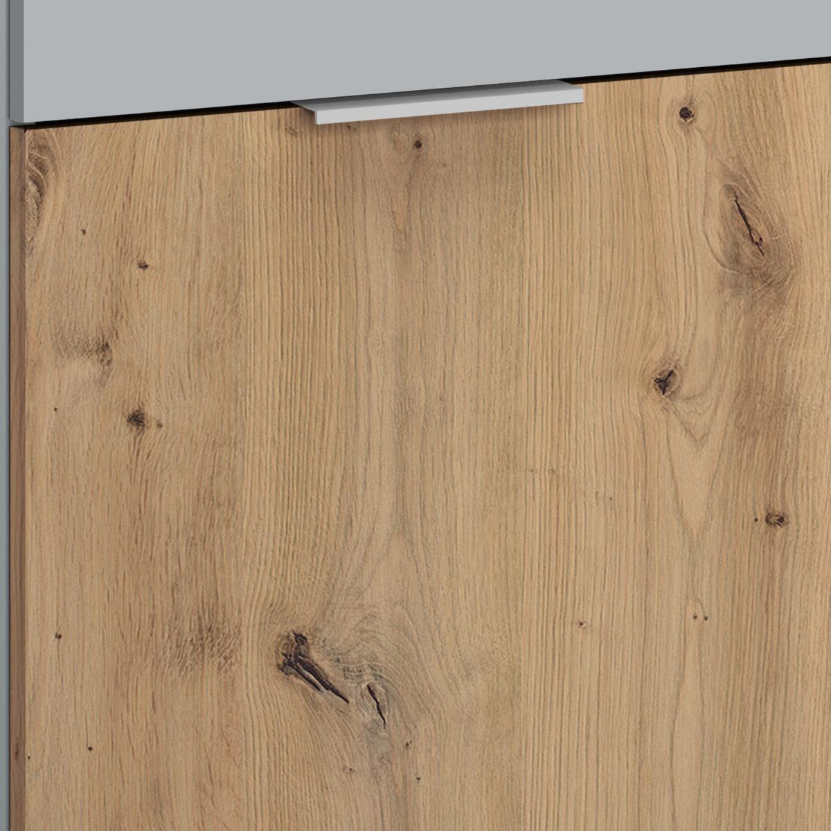 Komoda Alabama - hrast Artisan/svijetlo siva, Moderno, drvni materijal (93/81/42cm) - Modern Living