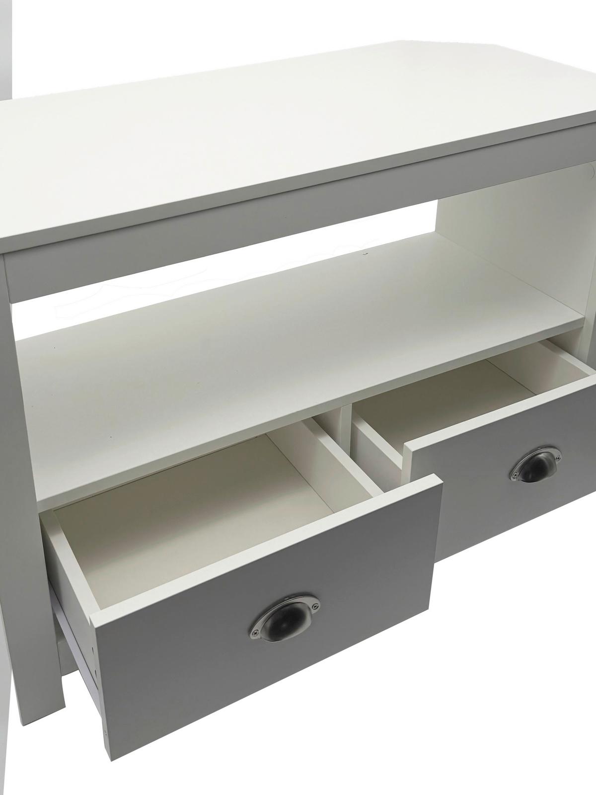 Comodă Joasă Wl7.770 - alb, Design, material pe bază de lemn (85/39/58cm) - Livetastic