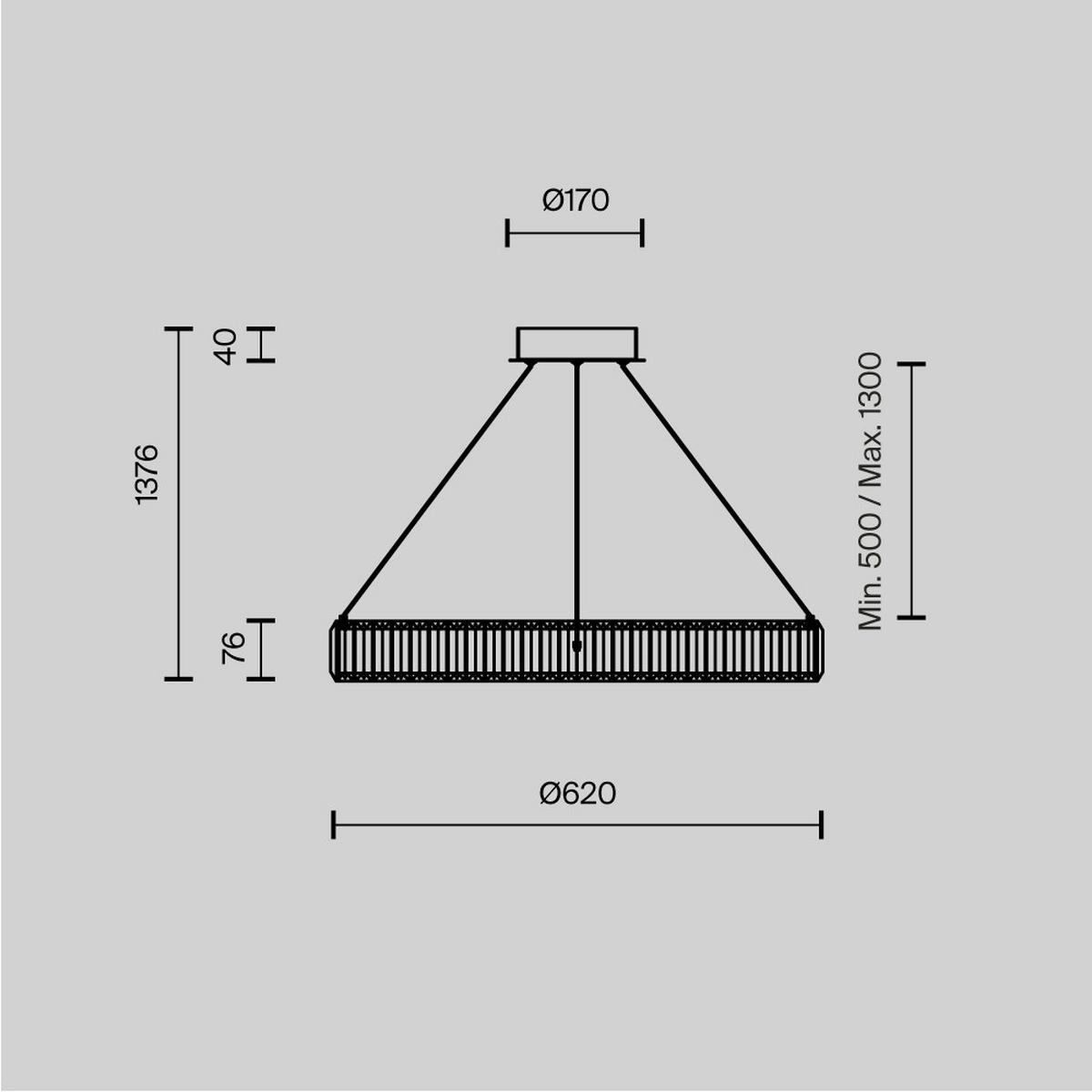 Pendelleuchte P097pl-L36bs3k1 - Messingfarben, Design, Metall (62/50cm) - MAYTONI