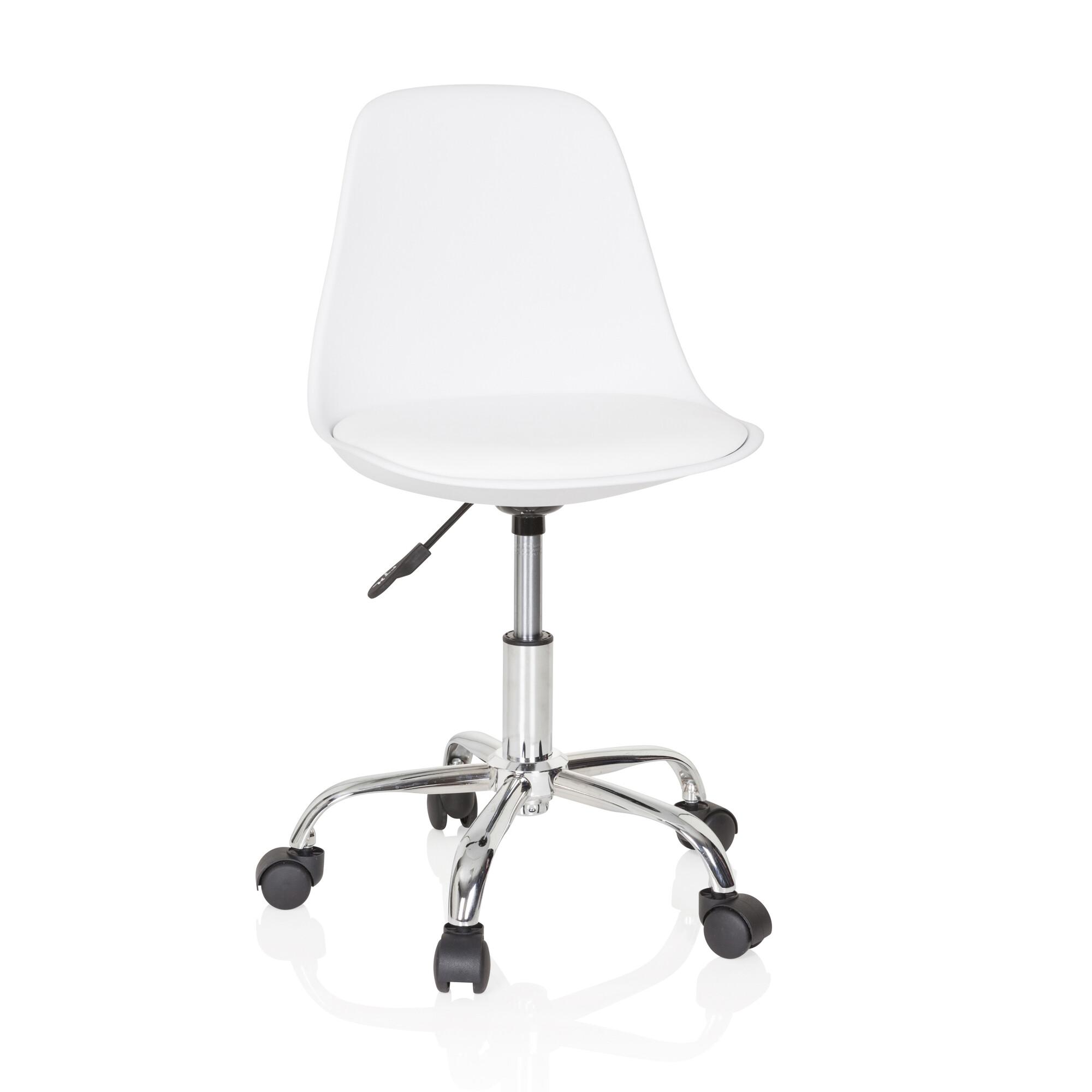 Mladinski Vrtljivi Stol Fancy Ii, Bela - bela, Basics, umetna masa/tekstil (40/72-82/44cm) - MID.YOU