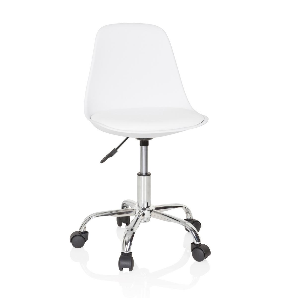 Mladinski Vrtljivi Stol Fancy Ii, Bela - bela, Basics, umetna masa/tekstil (40/72-82/44cm) - MID.YOU