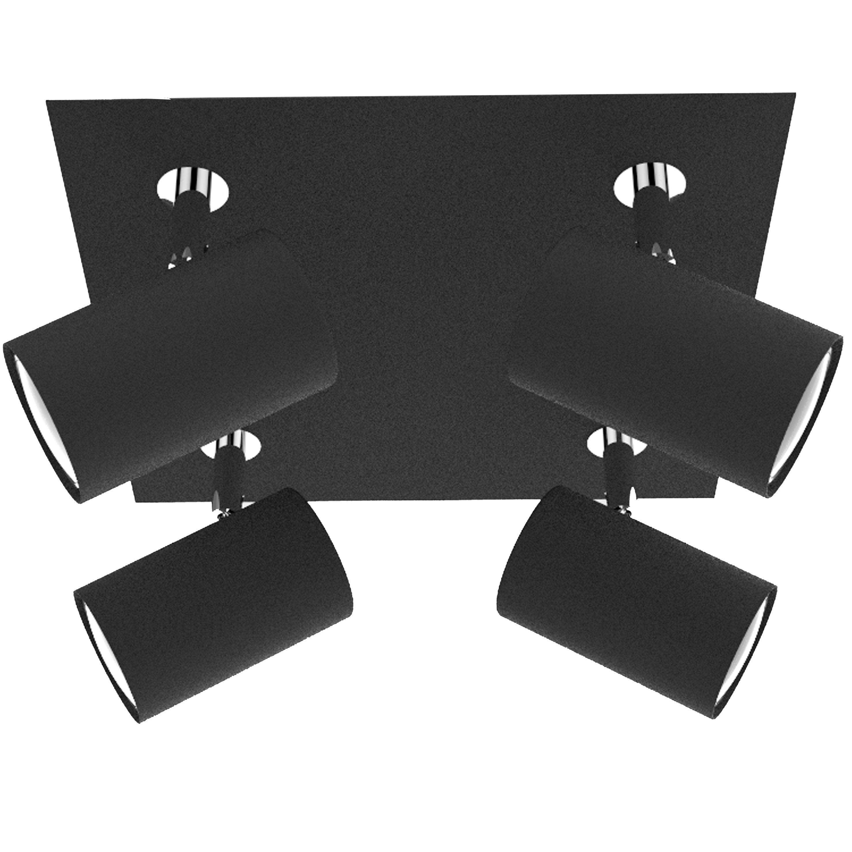 LAMPA REFLEKTOROWA ROCKET *SBN* - czarny, Basics, metal (25/25/15cm) - Novel