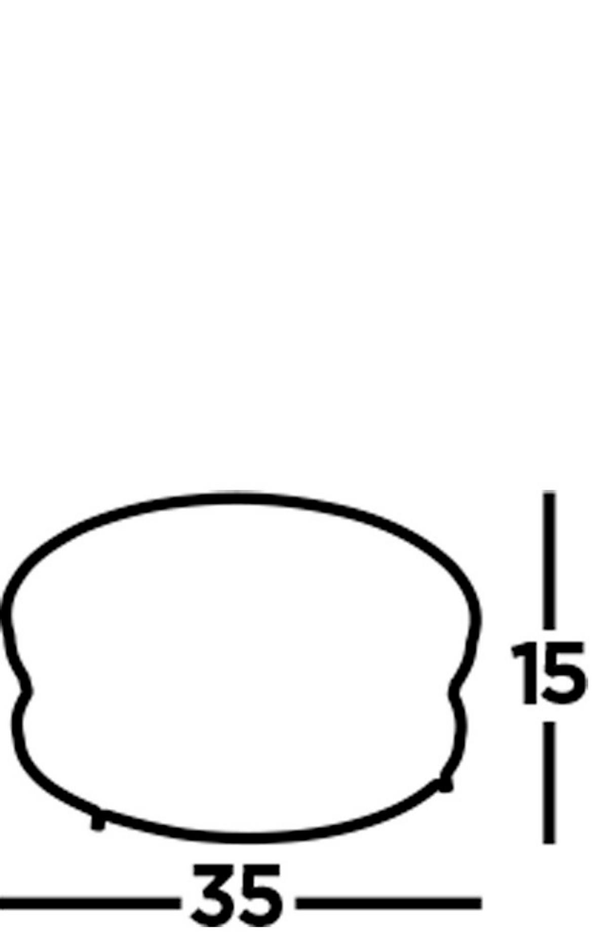 Fürdőszobai Mennyezeti Lámpa 5182cc - krómszínű, Basics, üveg/fém (35/14,5cm)