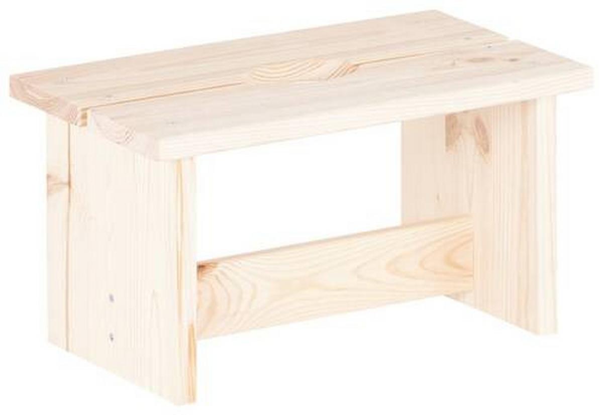 Taburet UNI - Modern, lemn (40/20/23cm) - Based