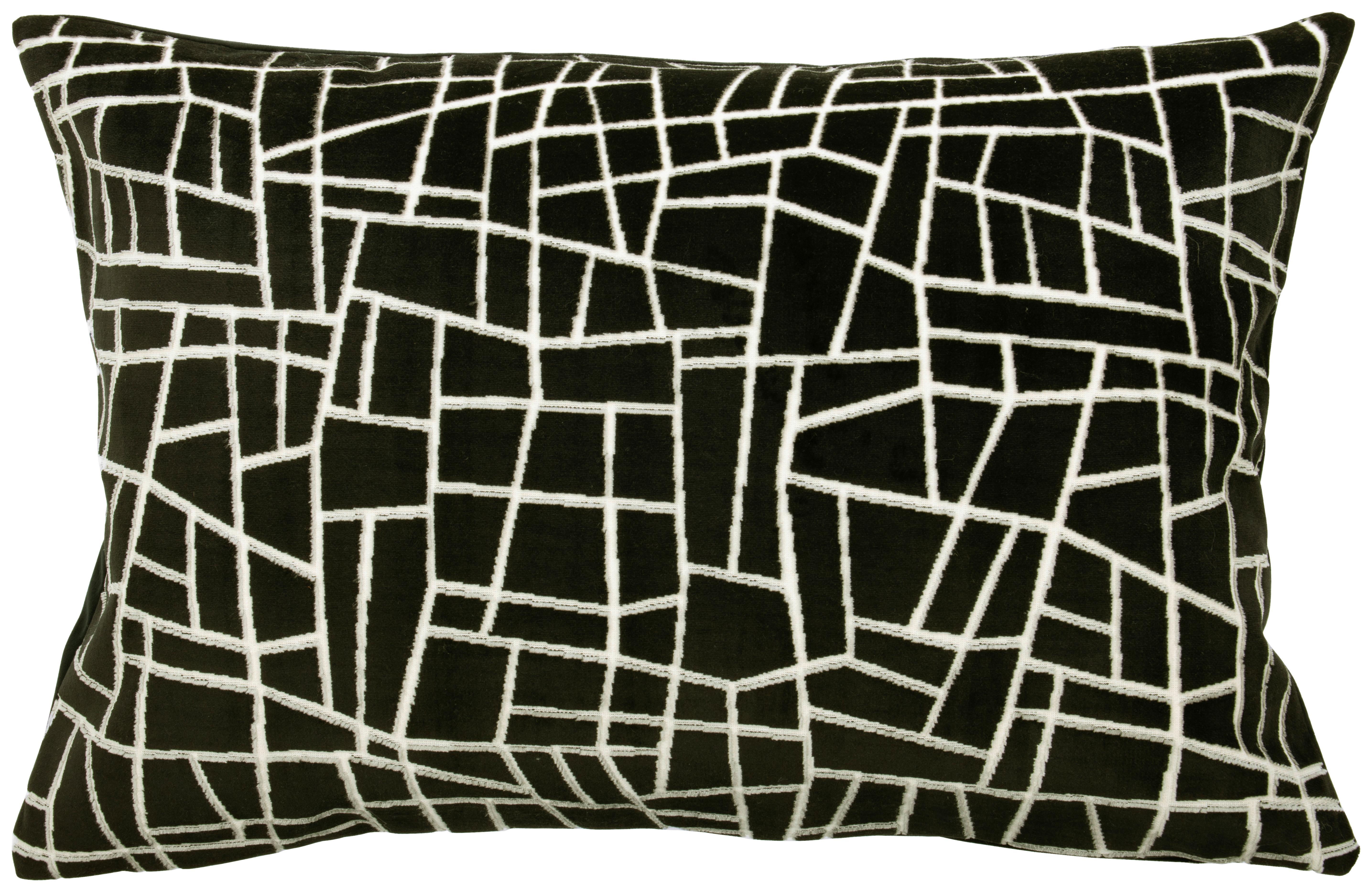 Kissenhülle Georg Schwarz ca. 40x60cm - Schwarz, Textil (40/60cm)