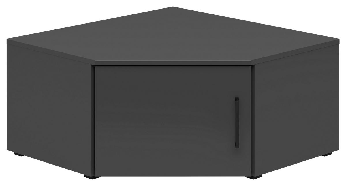 Extensie la dulap MULTI - grafit, Modern, material pe bază de lemn (71,5/71,5cm) - Modern Living