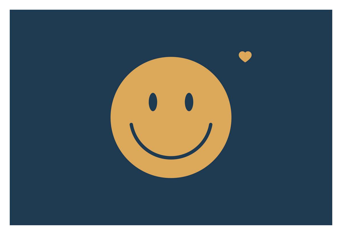 Klappkarte Kupfergold Multicolor - Multicolor, KONVENTIONELL, Papier (18/13cm)