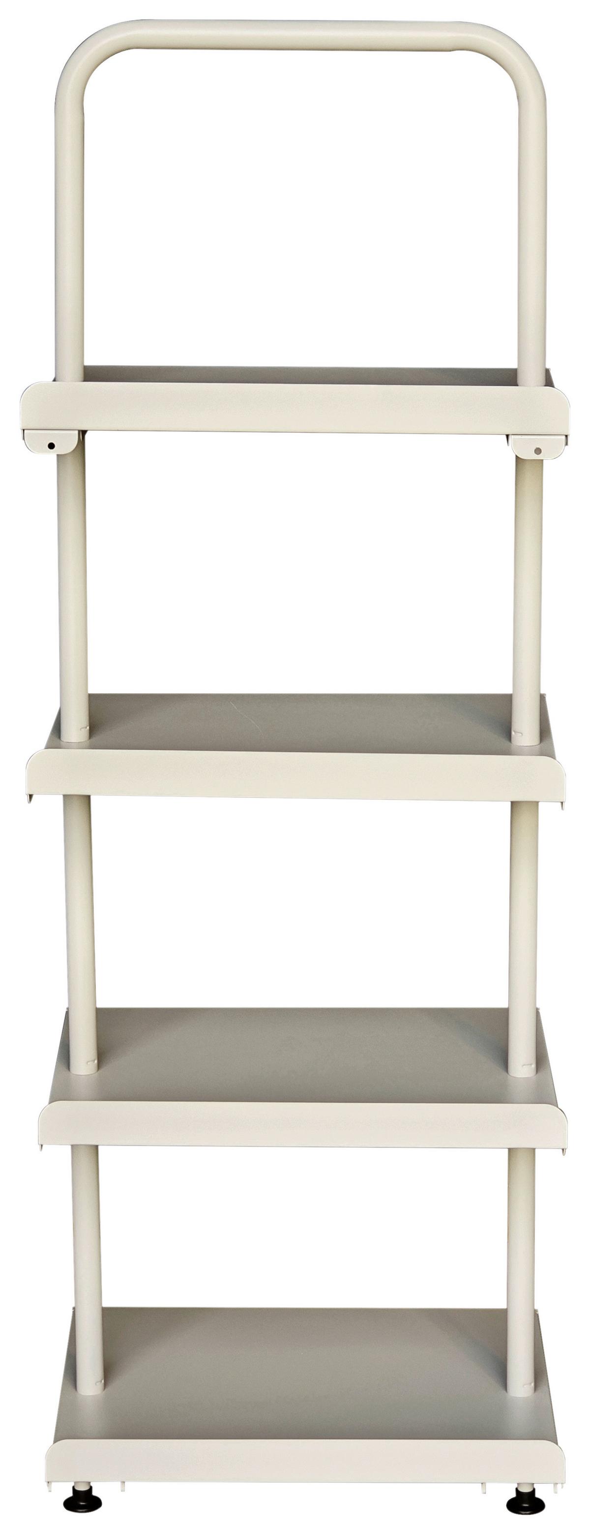 Polica Julia - kašmir/crna, Moderno, metal/plastika (34/96/32cm) - Modern Living