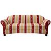 2,5-Sitzer-Sofa Torello Rot Mikrofaser - Wengefarben/Rot, KONVENTIONELL, Holz/Textil (198/84/80cm) - Livetastic