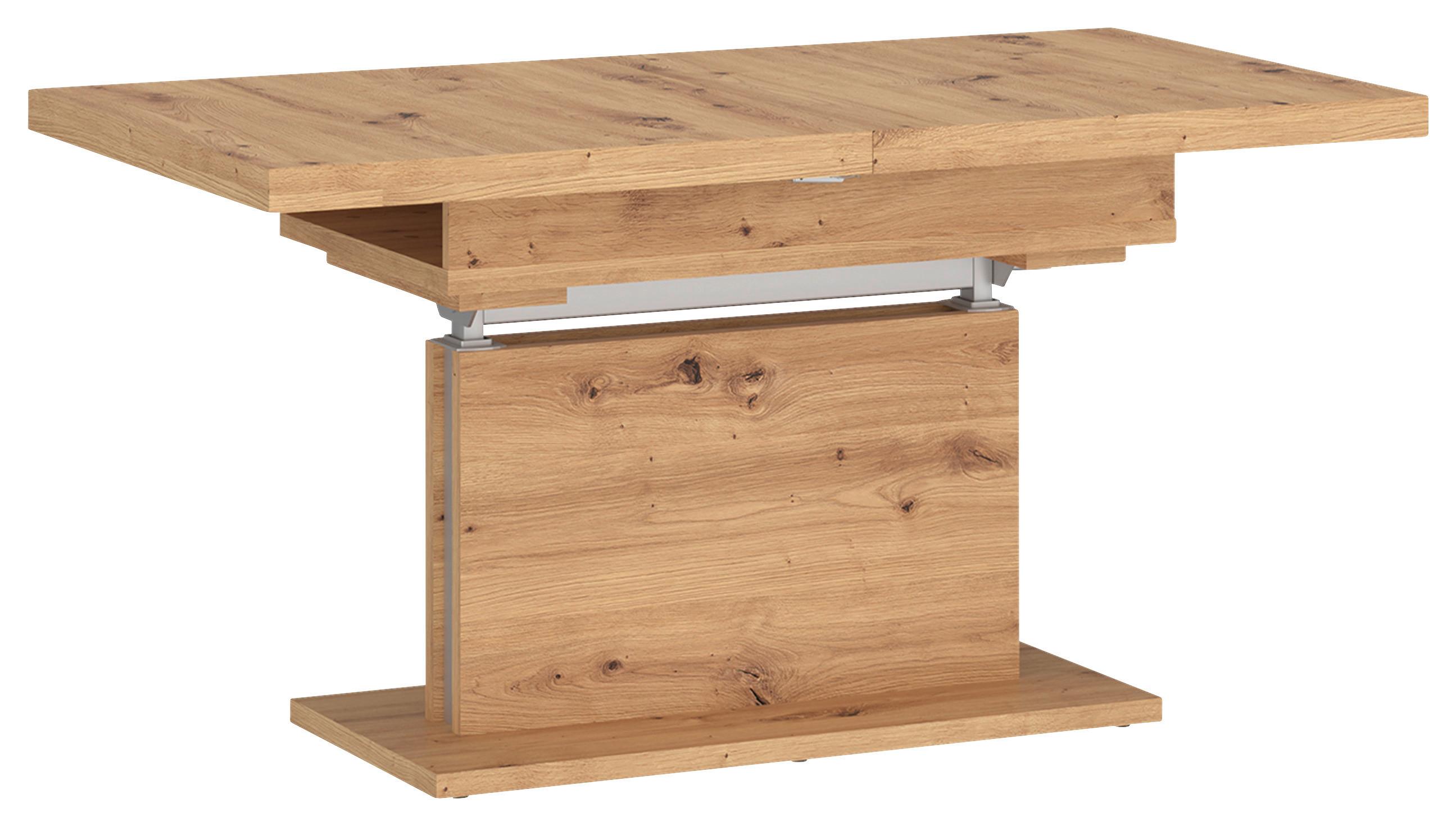 Stolić Cortado - hrast Artisan, Moderno, drvni materijal (110-150/58,7-74,8/70cm) - Modern Living
