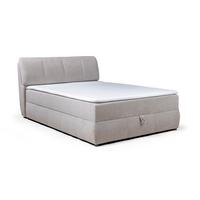 Box Ágy Cooper - szürkésbarna, Konventionell, faalapú anyag/textil (140/200cm)