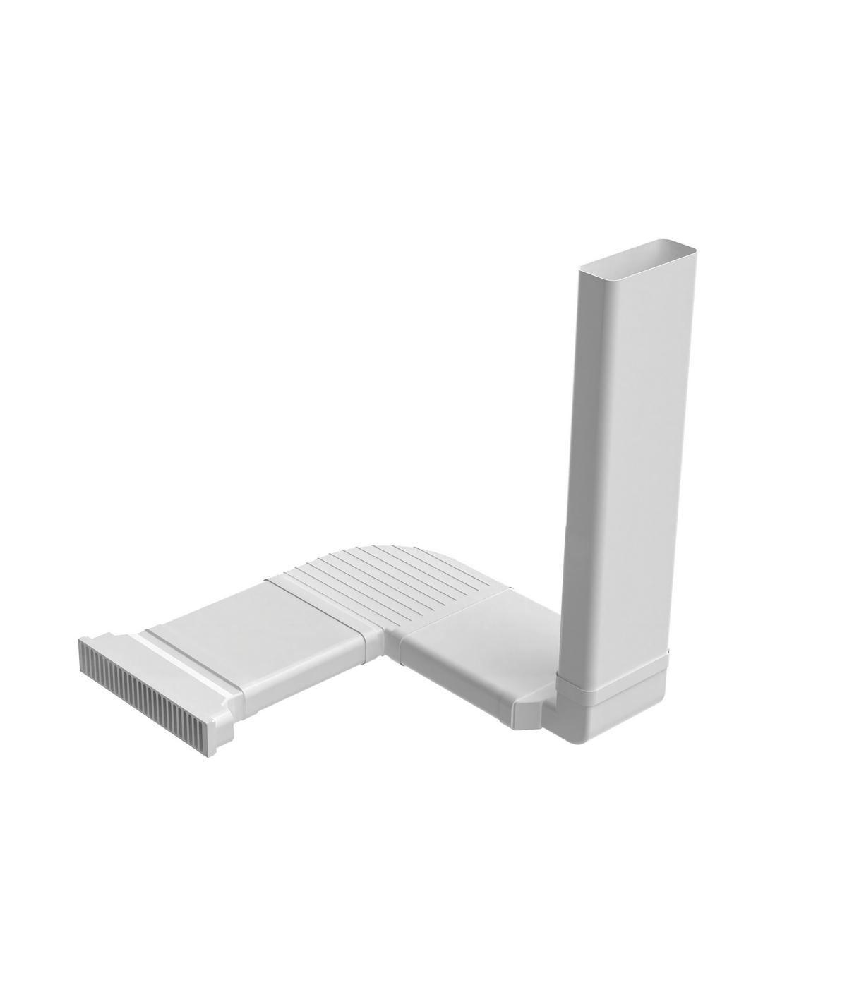 Abluftkanal DA-KS1 Weiß - Weiß, Basics, Kunststoff - PKM