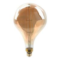 Dekor LED-fényforrás Suva 8w E27 - bronzszínű/átlátszó, Lifestyle, Üveg (16,5/28,5cm) - Mömax