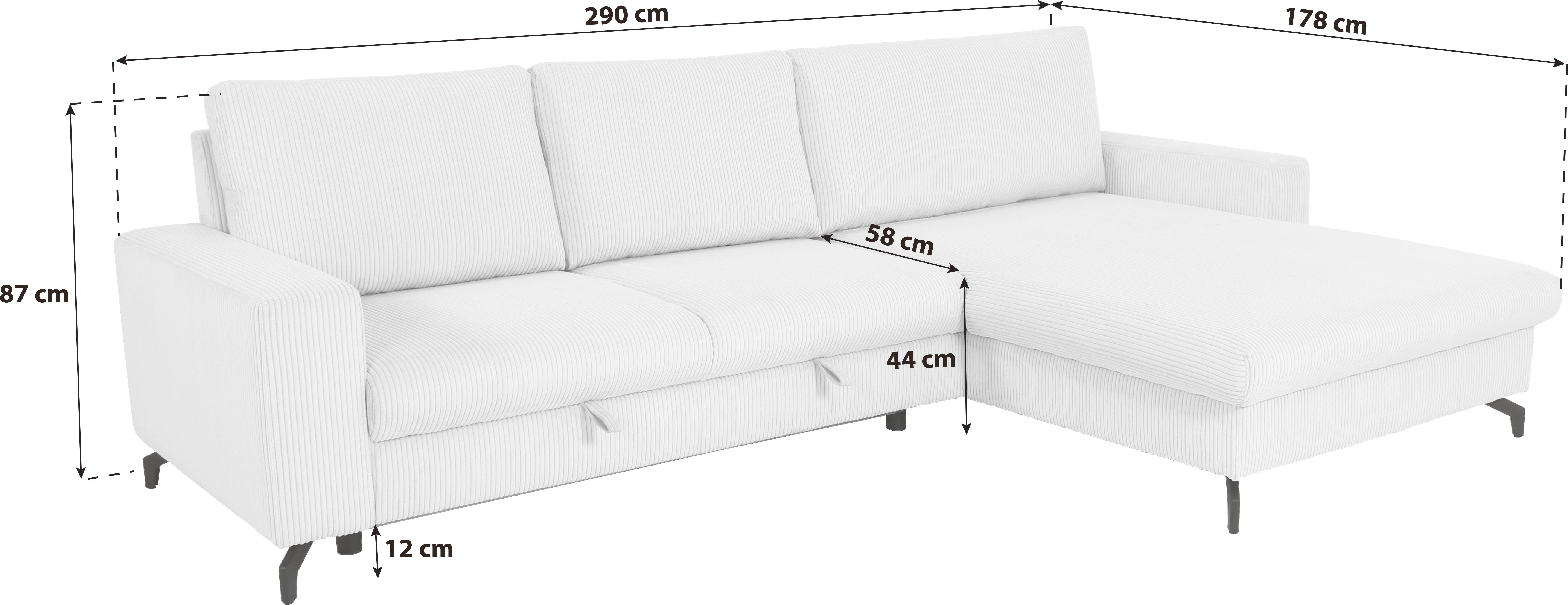 Coltar CLOUD - bej, Trend, textil (290/178cm) - Modern Living