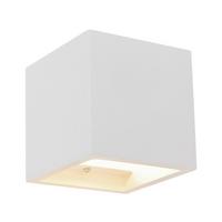 Stenska Svetilka Christine - bela, Design, naravni materiali (11,5/11,5/11,5cm) - Globo