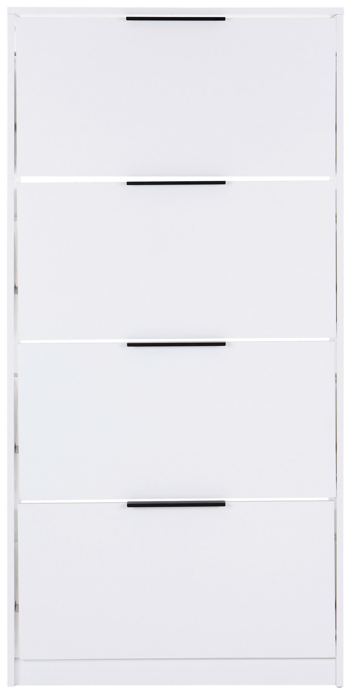 Omara Z Loputami Za Čevlje Anna 01, Bela - črna/bela, Moderno, kovina/leseni material (79/162,3/25cm) - Mömax