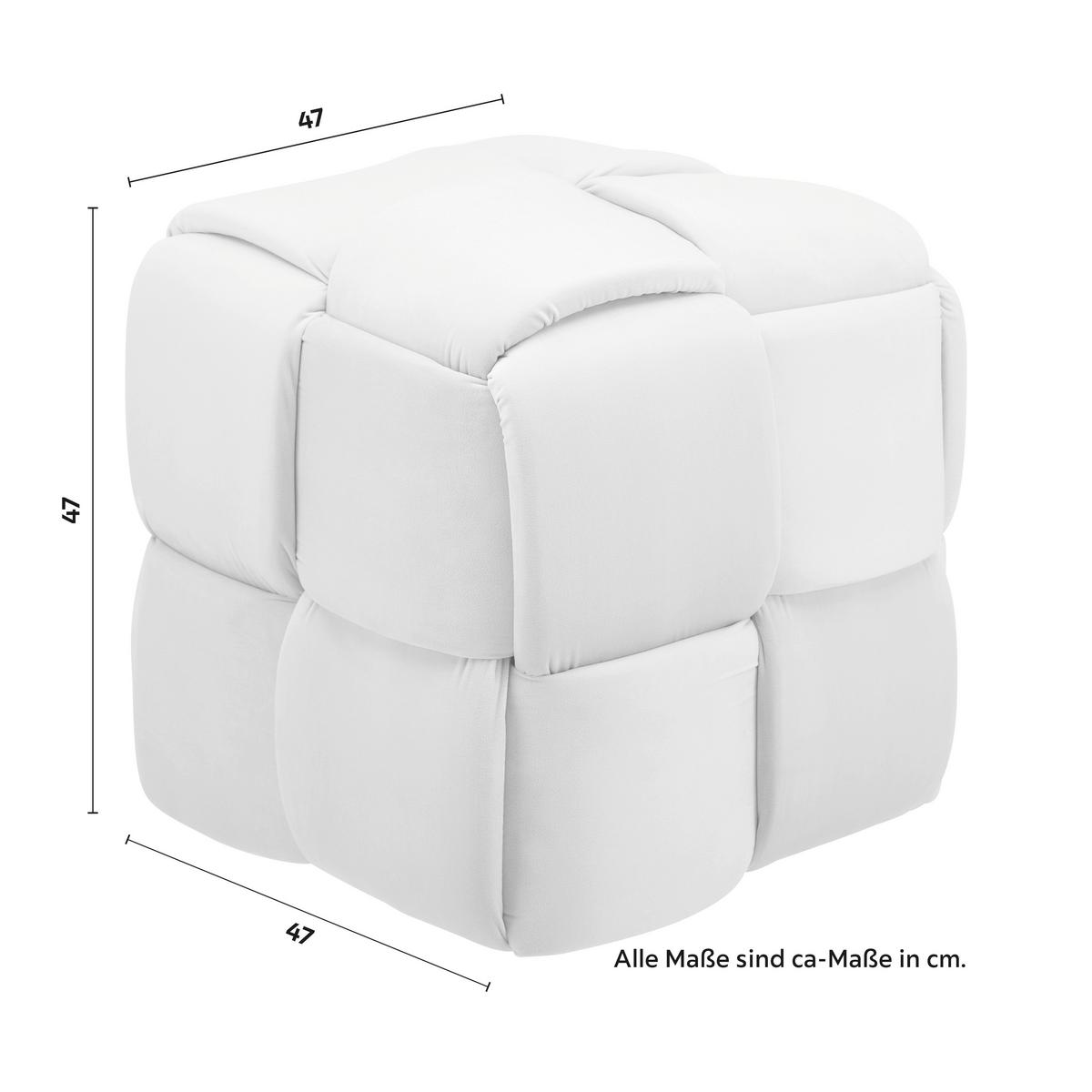 Ülőke Ella - bézs, Modern, textil/fa (47/47/47cm) - Bessagi Home